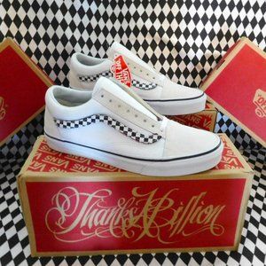 Vans Old Skool Black Red Removable Stripes